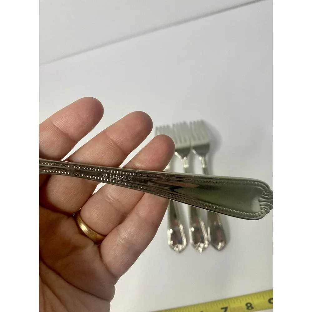 Lenox BEAD 18/10 Stainless Salad Forks 7